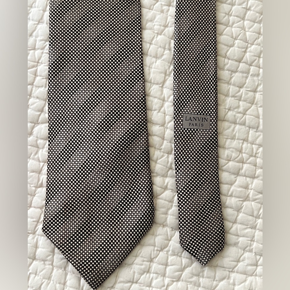 Lanvin silk tie
